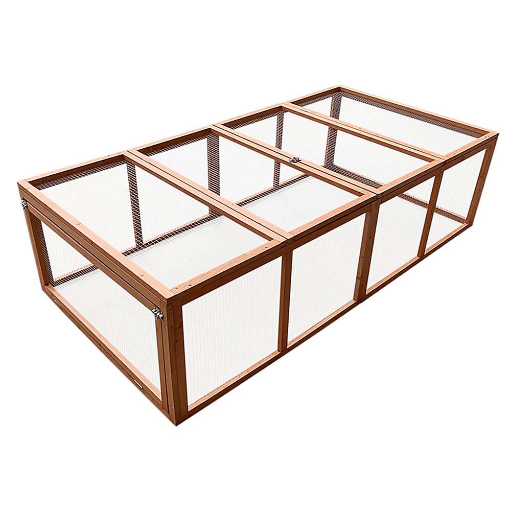 Chicken coop LARGE Run Guinea Pig Cage Villa Extension Rabbit hutch house pen - DogsDomain.com.au