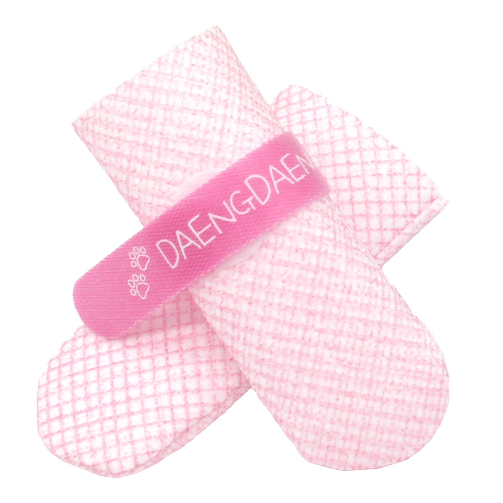 Daeng Daeng Shoes 28pc L Pink Dog Shoes Waterproof Disposable Boots Anti-Slip Socks - DogsDomain.com.au
