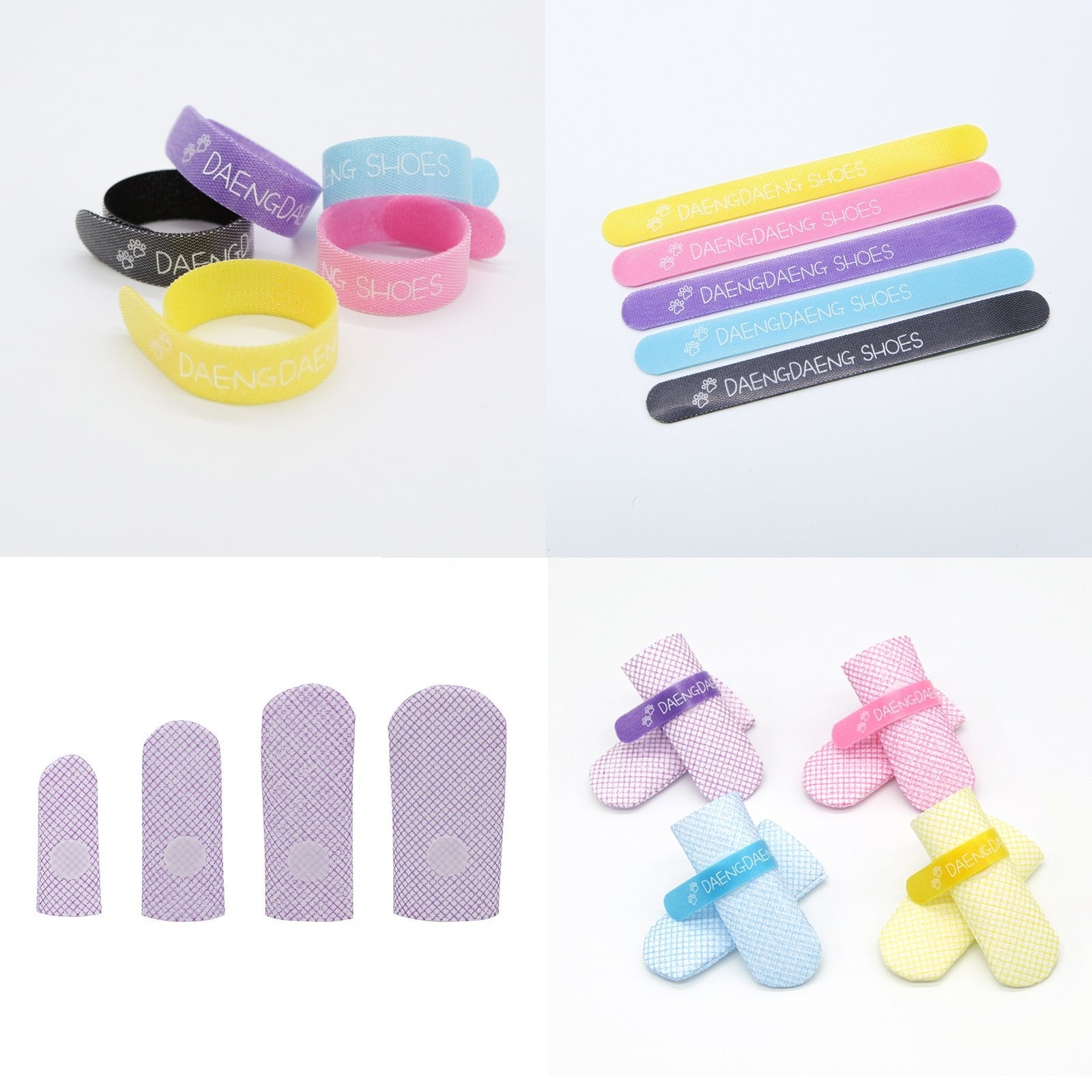 Daeng Daeng Shoes 28pc L Violet Dog Shoes Waterproof Disposable Boots Anti-Slip Socks - DogsDomain.com.au