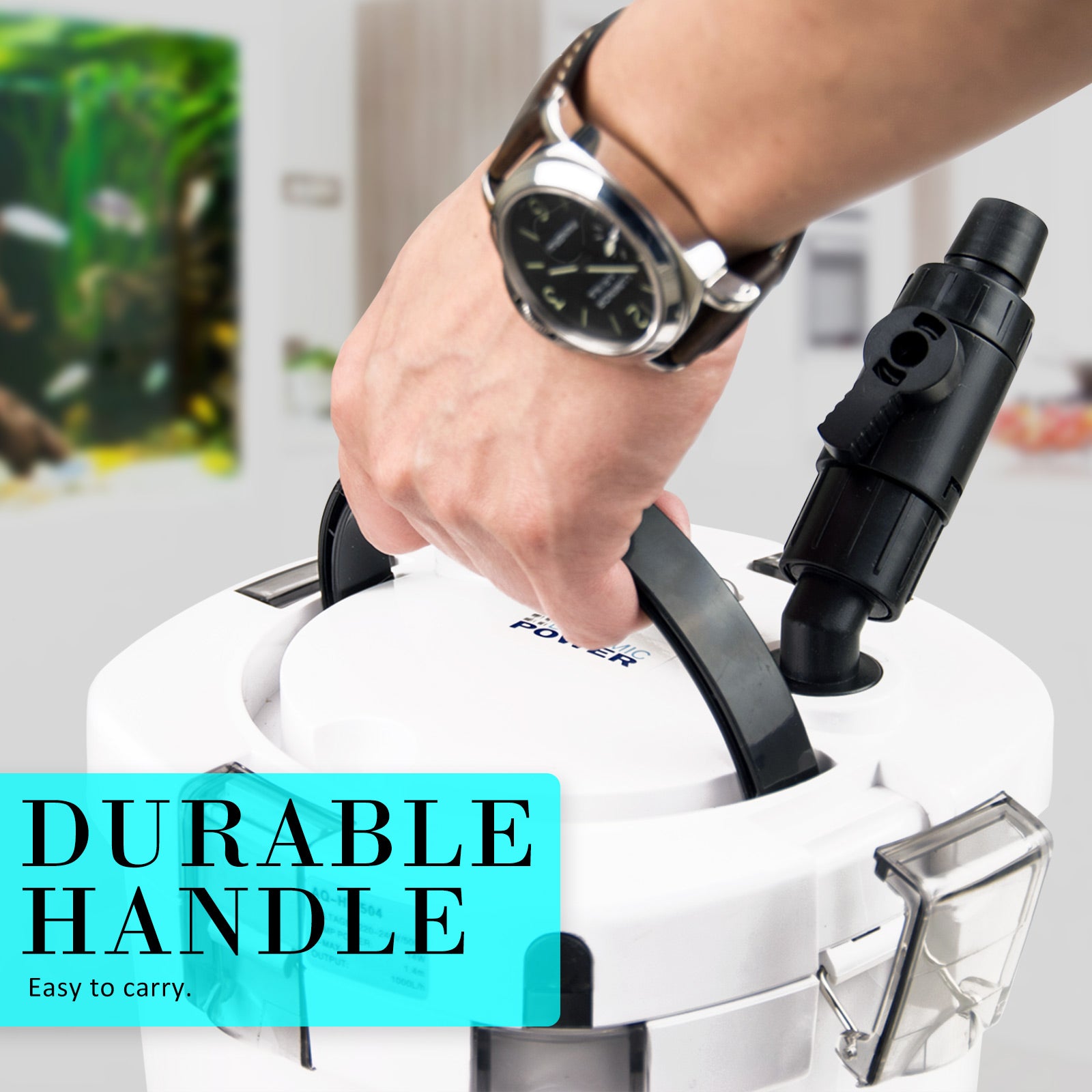 Dynamic Power Aquarium External Canister Filter 1000L/H - DogsDomain.com.au