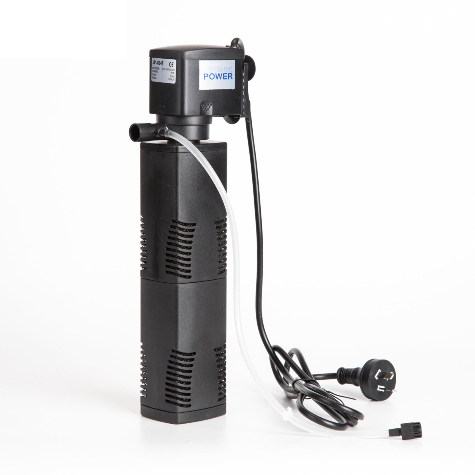 Dynamic Power Aquarium Submersible Filter 1200L/H 22W 1.6m Pond Pump - DogsDomain.com.au