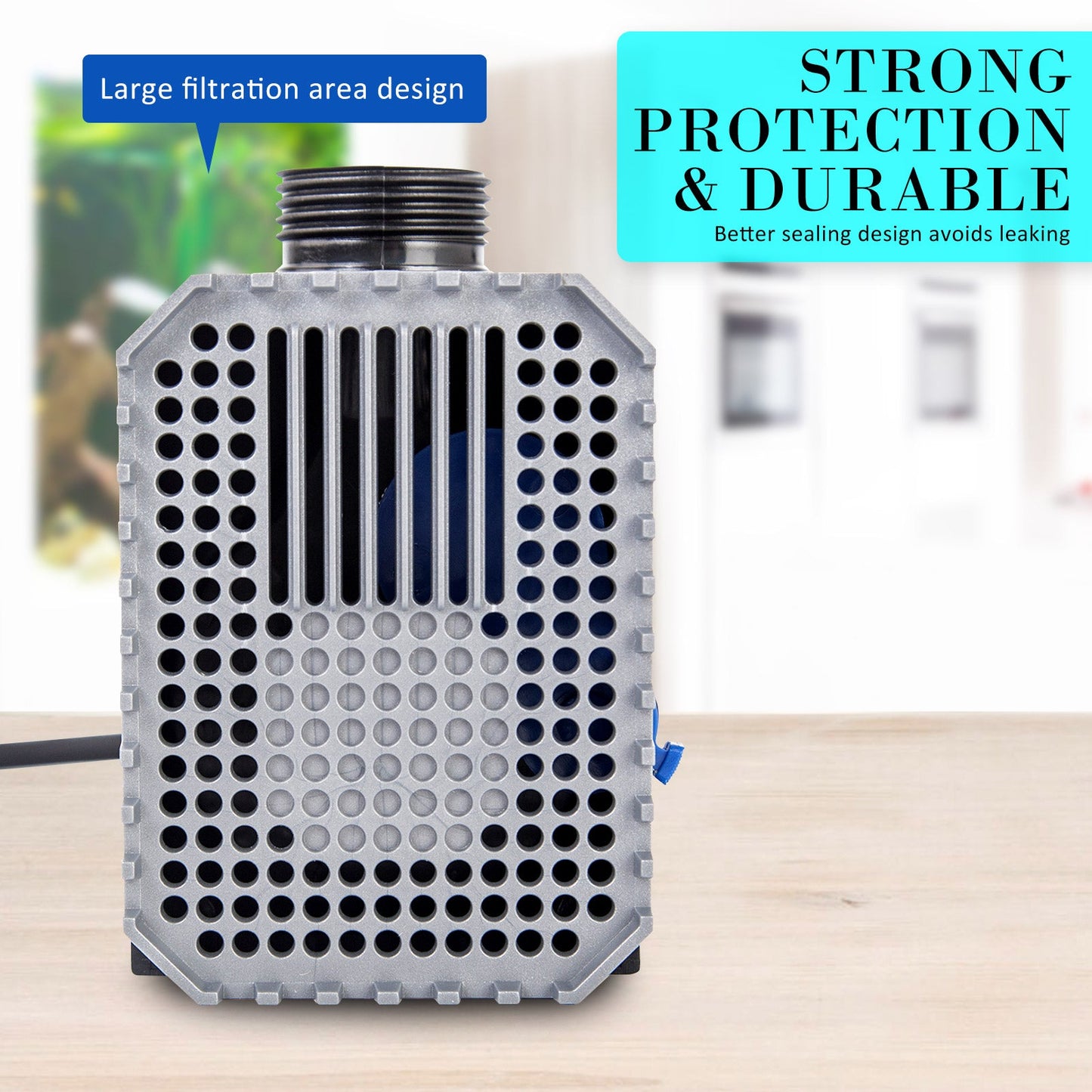 Dynamic Power Aquarium Submersible Water Pump 5000L/H 80W 3.8m Pond - DogsDomain.com.au