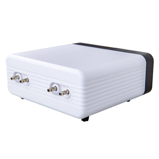 Dynamic Power White Aquarium Air Pump Oxygen Hydroponic 4 Outlet 670L/H 8W - DogsDomain.com.au