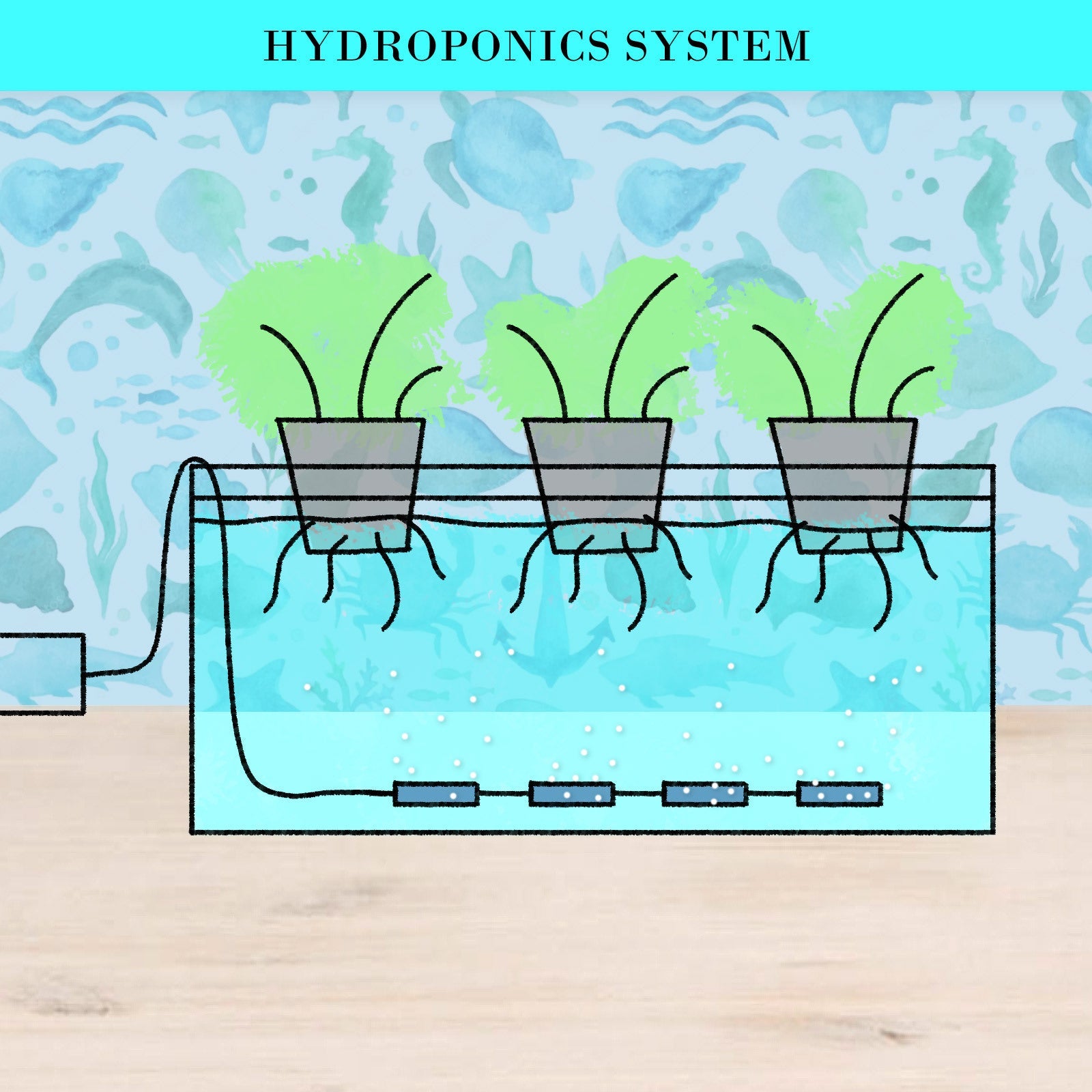 Dynamic Power White Aquarium Air Pump Oxygen Hydroponic 4 Outlet 670L/H 8W - DogsDomain.com.au