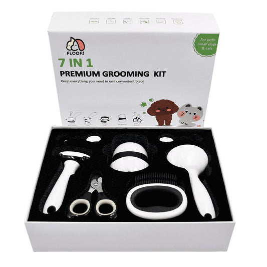 Floofi 7in1 Pet Grooming Set FI-GB-102-KD - DogsDomain.com.au