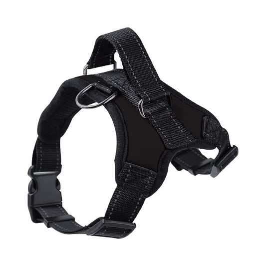FLOOFI Dog Harness XL Size (Black) - DogsDomain.com.au