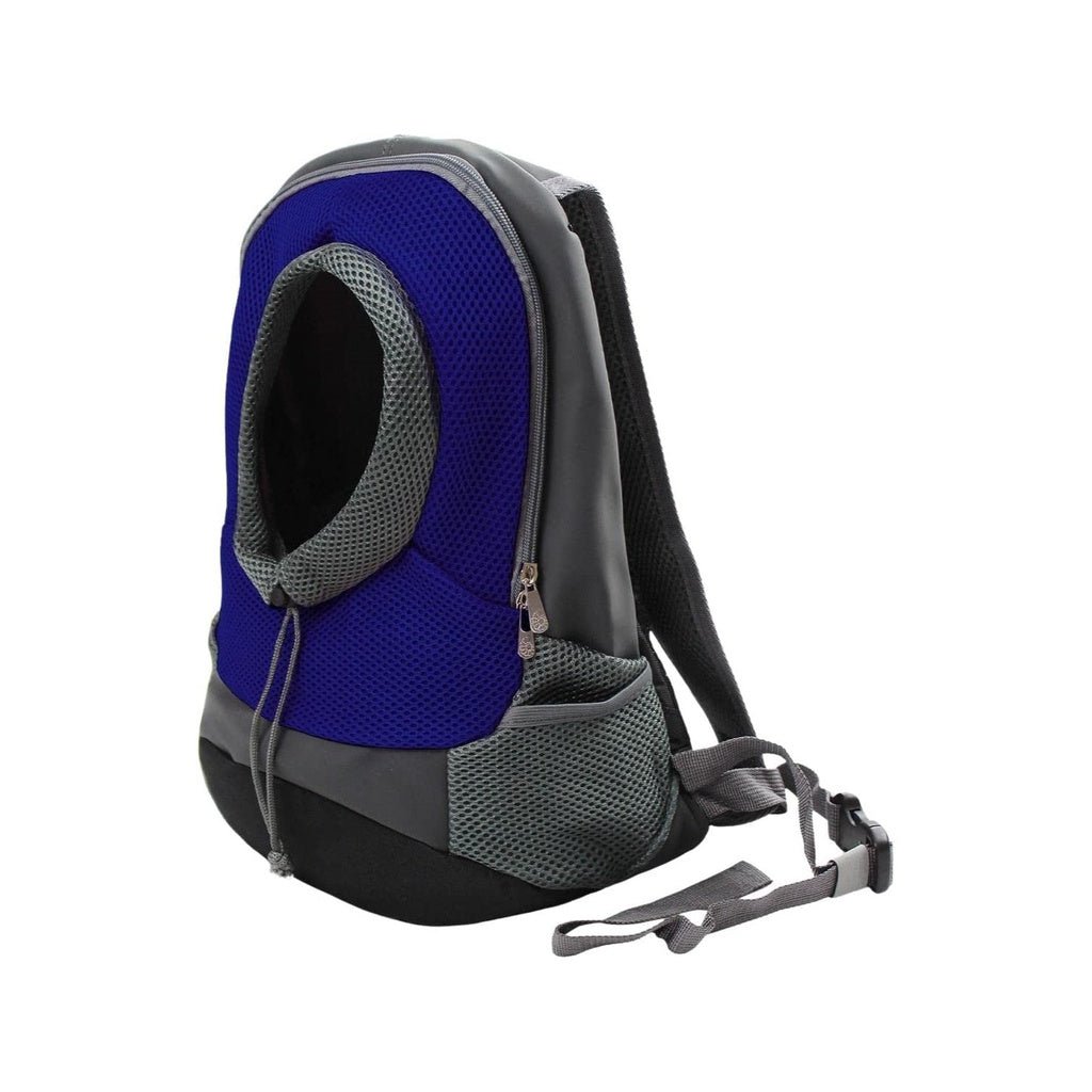 FLOOFI Front Carrier Backpack L Size (Blue) FI-PC-150-XL - DogsDomain.com.au
