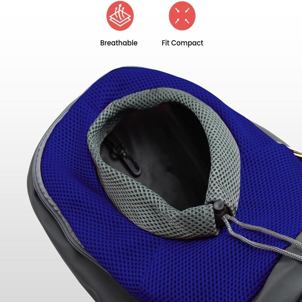 FLOOFI Front Carrier Backpack L Size (Blue) FI-PC-150-XL - DogsDomain.com.au