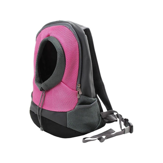 FLOOFI Front Carrier Backpack L Size (Pink) FI-PB-149-XL - DogsDomain.com.au