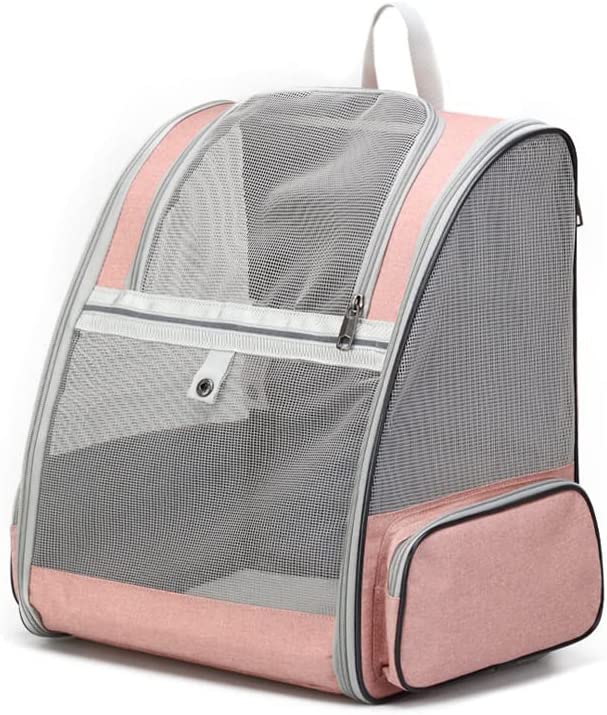 Floofi Pet Backpack -Model 1 (Pink) FI-BP-101-FCQ - DogsDomain.com.au