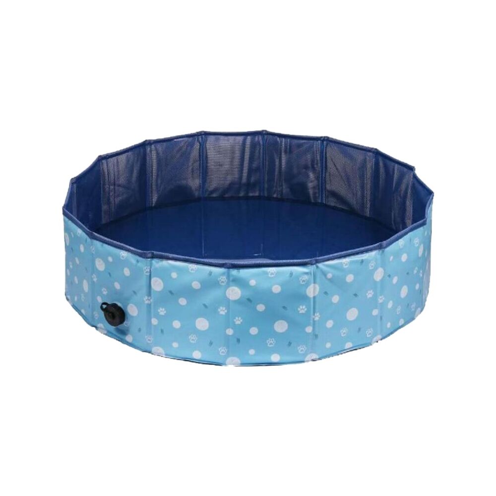 Floofi Pet Pool 120cm*30cm XL Blue Circle FI-SB-110-HR - DogsDomain.com.au