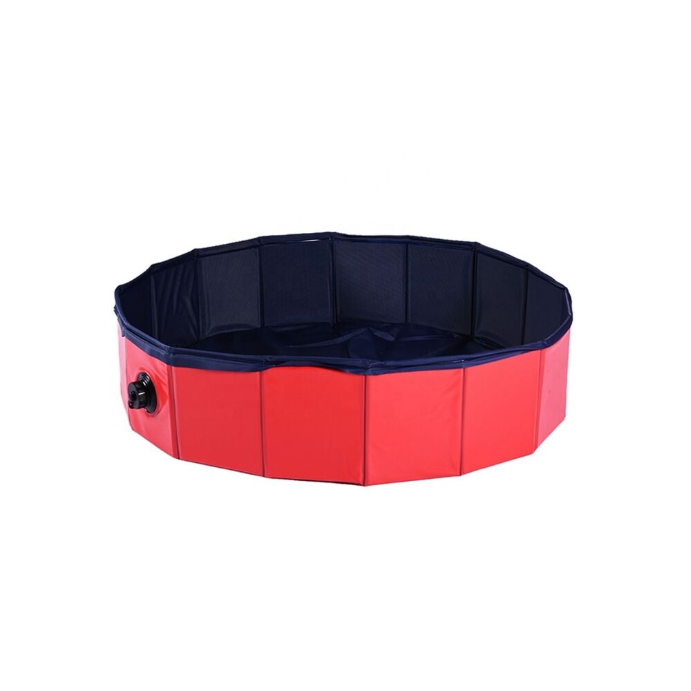 Floofi Pet Pool 120cm*30cm XL Red FI-SB-105-SG - DogsDomain.com.au