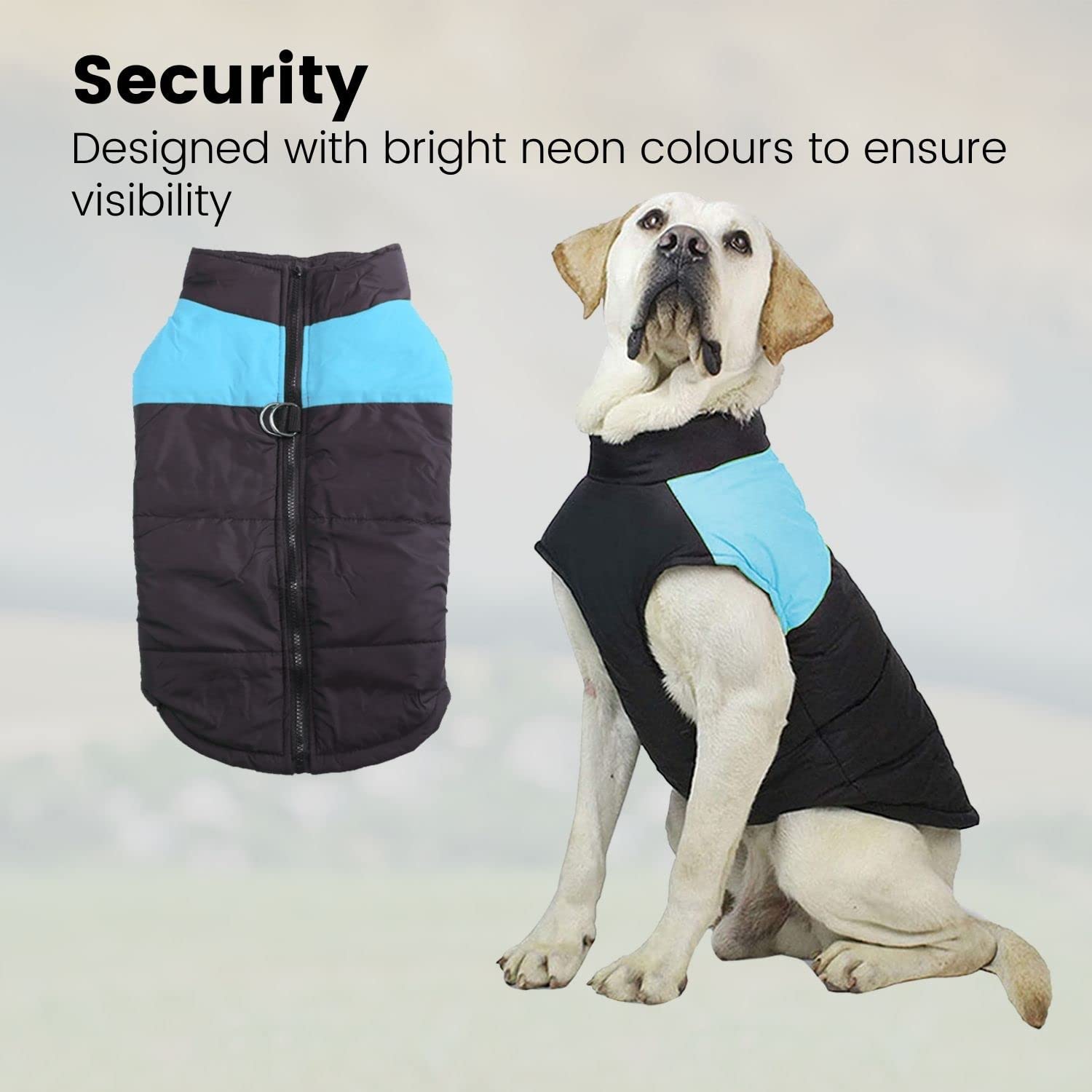 Floofi Pet Winter Vest (2XL Red) PT-PV-109-QQQ - DogsDomain.com.au