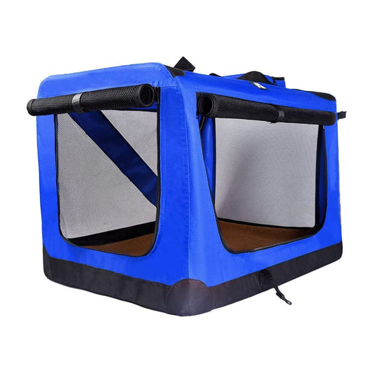 FLOOFI Portable Pet Carrier-Model 1-XL Size (Blue) FI-PC-147-KPT - DogsDomain.com.au