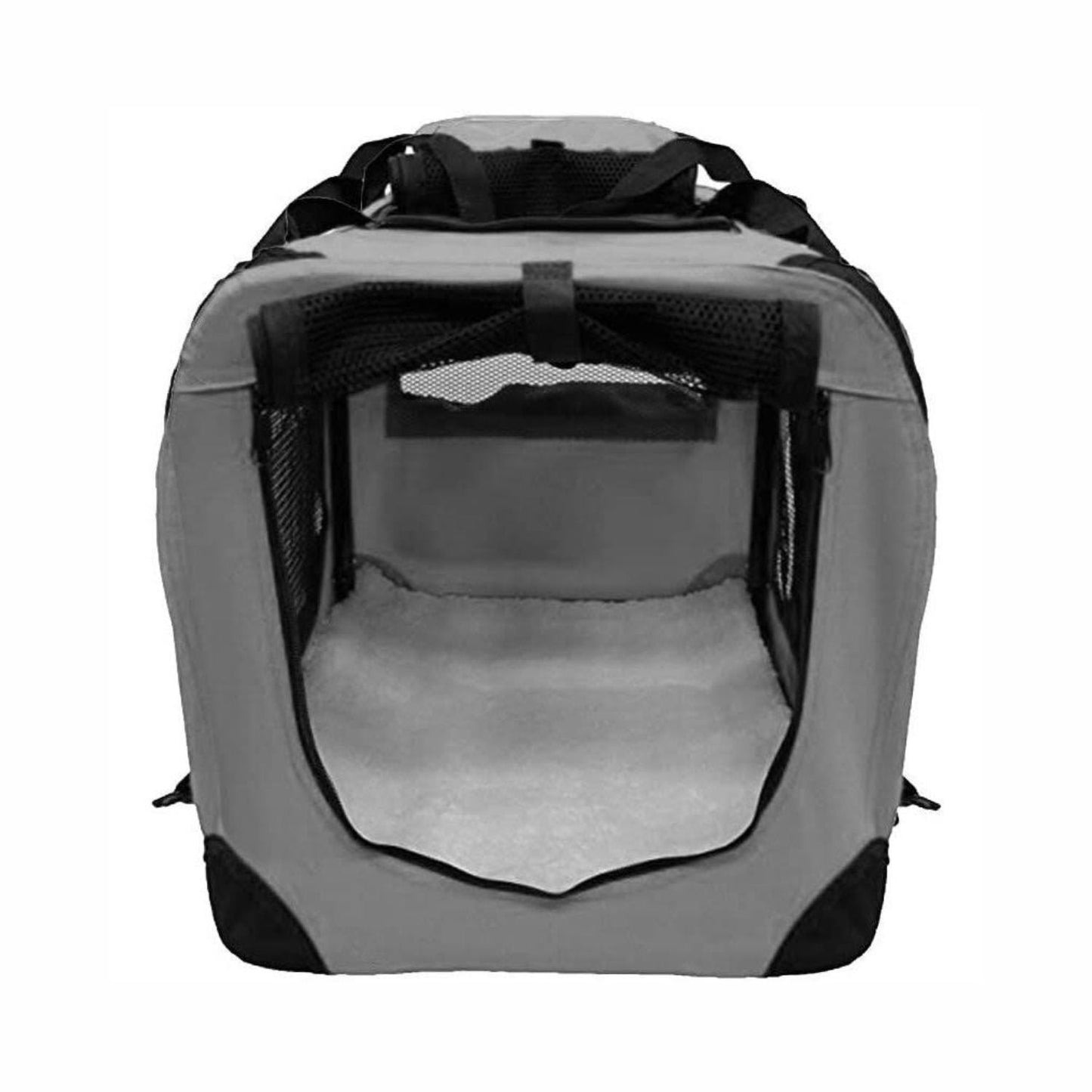 FLOOFI Portable Pet Carrier-Model 1-XL Size (Grey) FI-PC-146-KPT - DogsDomain.com.au