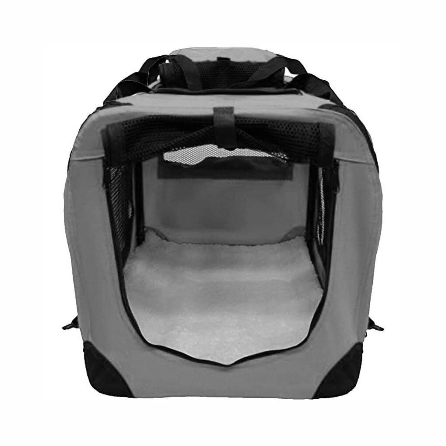 FLOOFI Portable Pet Carrier-Model 1-XL Size (Grey) FI-PC-146-KPT - DogsDomain.com.au