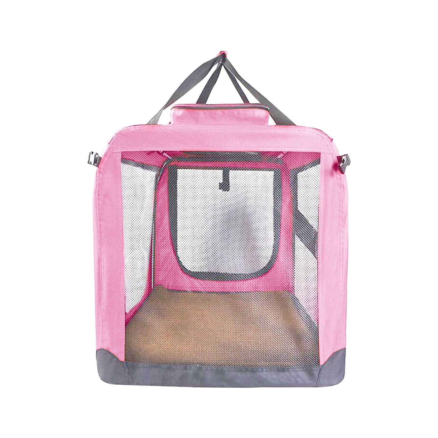 FLOOFI Portable Pet Carrier-Model 1-XL Size (Pink) FI-PC-148-KPT - DogsDomain.com.au