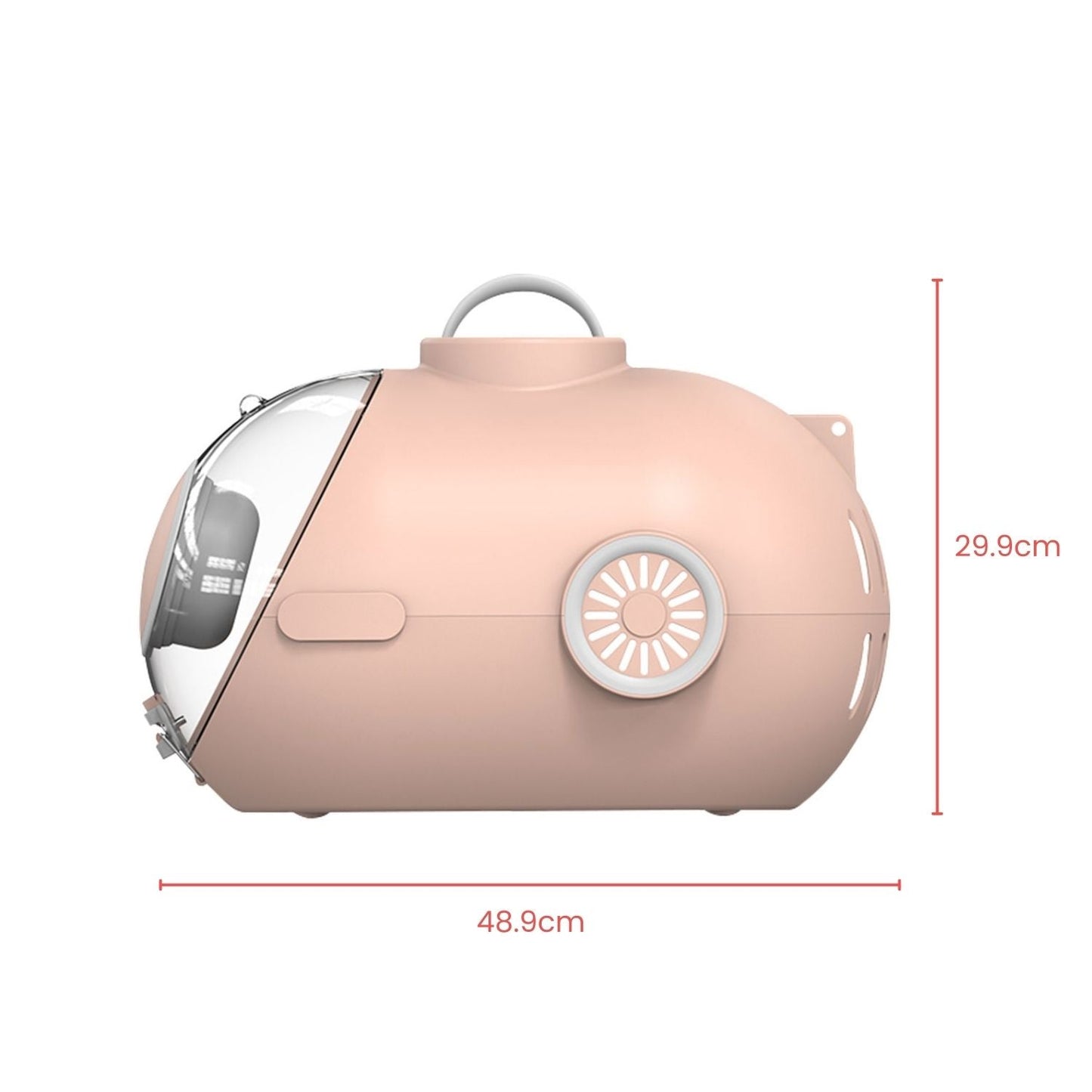 FLOOFI Smart Pet Carrier (Pink) FI-PC-142-AW - DogsDomain.com.au