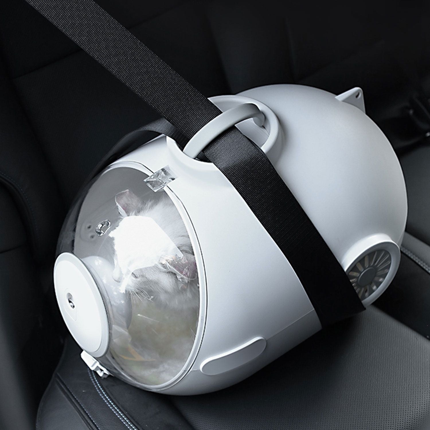 FLOOFI Smart Pet Carrier (White) FI-PC-141-AW - DogsDomain.com.au
