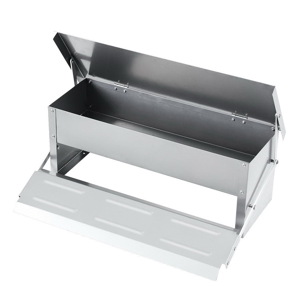 Giantz Auto Chicken Feeder Automatic Chook Poultry Treadle Self Opening Coop - DogsDomain.com.au