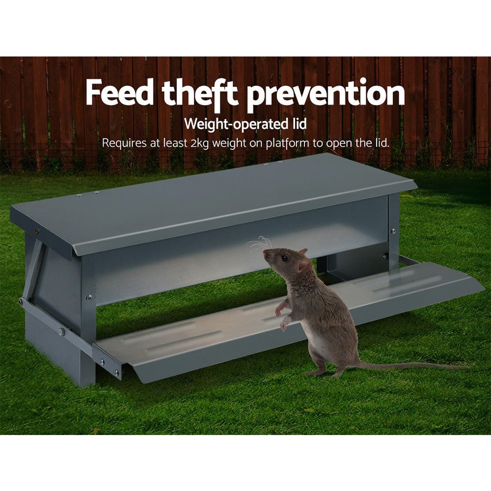 Giantz Auto Chicken Feeder Automatic Chook Poultry Treadle Self Opening Coop - DogsDomain.com.au
