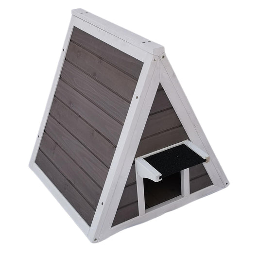 Grey Small Cat Chicken Coop Rabbit Hutch Ferret Cage Guinea Pig Dog Bird Nesting Box - DogsDomain.com.au