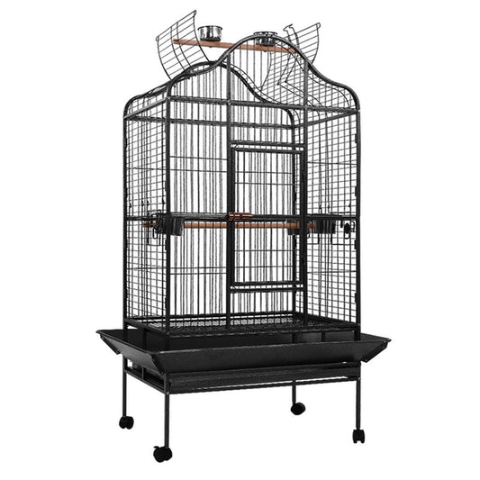 i.Pet Bird Cage Pet Cages Aviary 168CM Large Travel Stand Budgie Parrot Toys - DogsDomain.com.au
