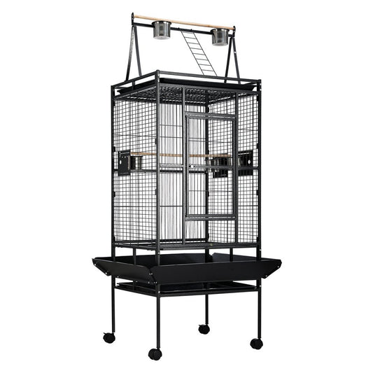 i.Pet Bird Cage Pet Cages Aviary 173CM Large Travel Stand Budgie Parrot Toys - DogsDomain.com.au