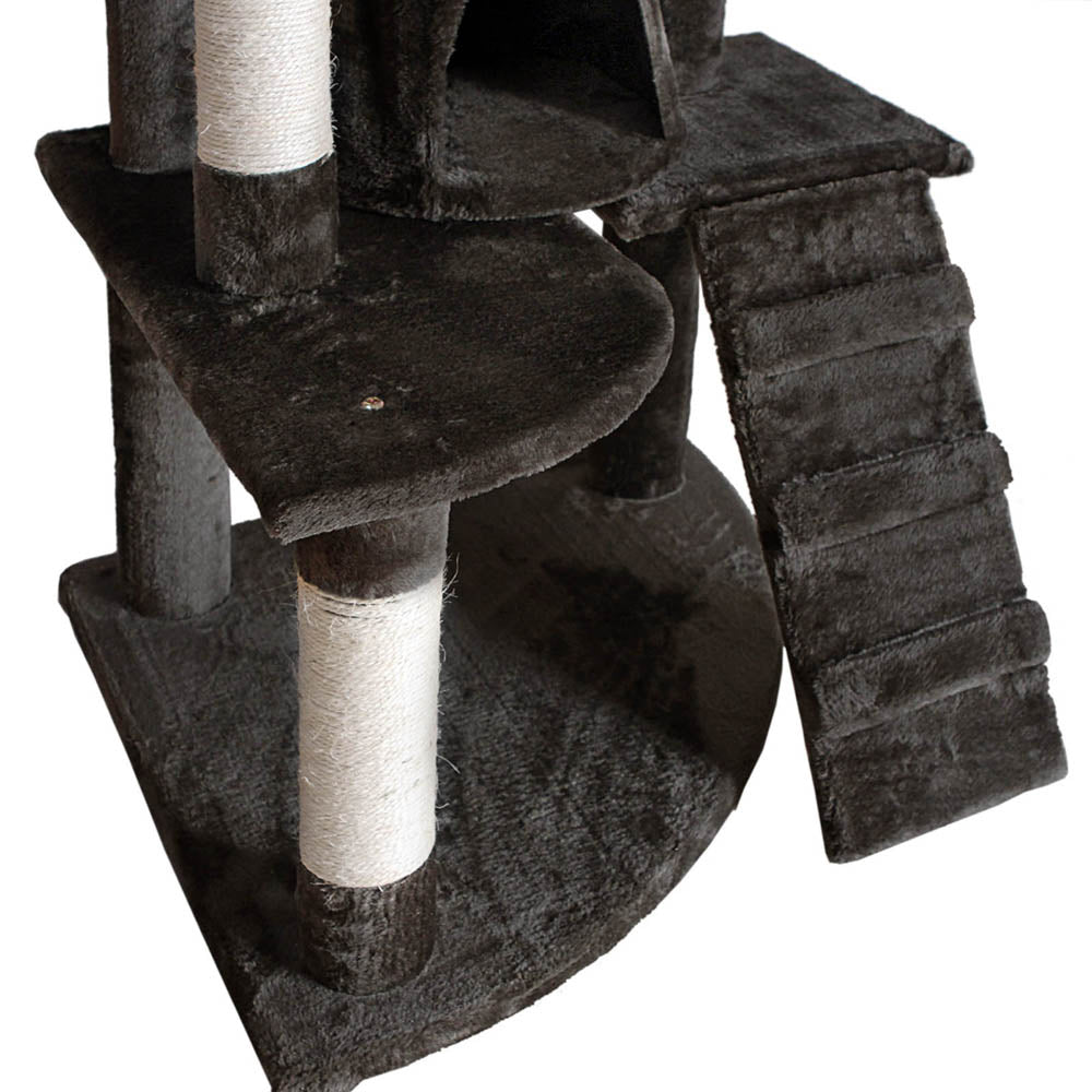 i.Pet Cat Tree 193cm Trees Scratching Post Scratcher Tower Condo House Furniture Wood - DogsDomain.com.au
