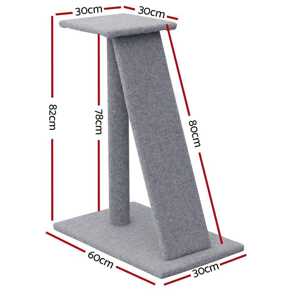 i.Pet Cat Tree Trees Scratching Post Scratcher Tower Condo House Climb 82cm - DogsDomain.com.au