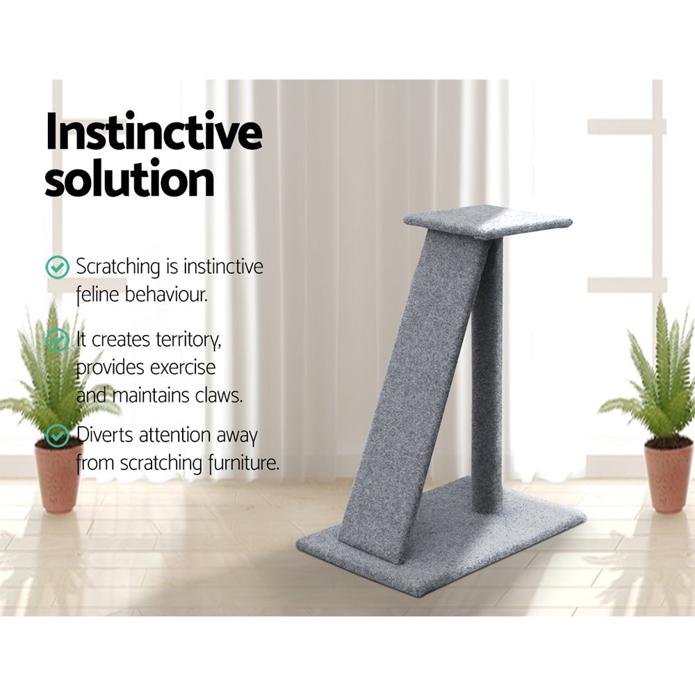 i.Pet Cat Tree Trees Scratching Post Scratcher Tower Condo House Climb 82cm - DogsDomain.com.au