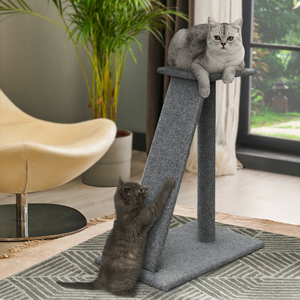 i.Pet Cat Tree Trees Scratching Post Scratcher Tower Condo House Climb 82cm - DogsDomain.com.au