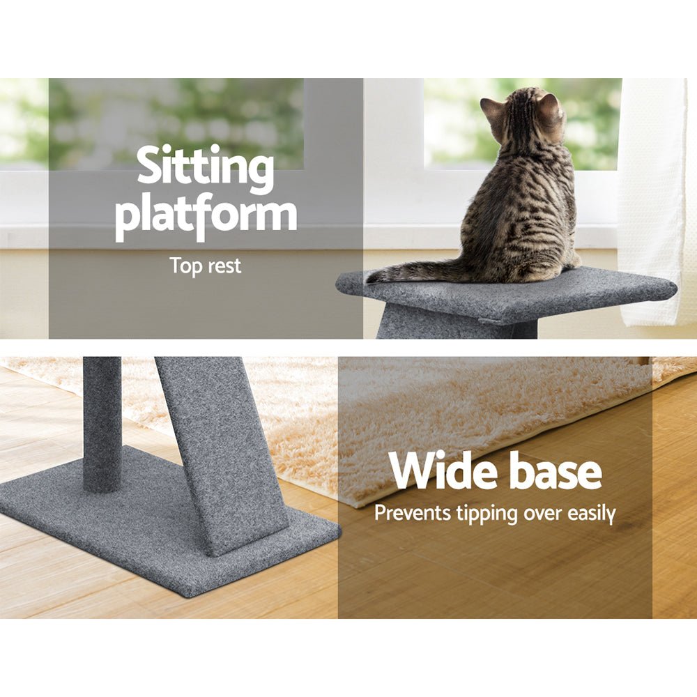 i.Pet Cat Tree Trees Scratching Post Scratcher Tower Condo House Climb 82cm - DogsDomain.com.au