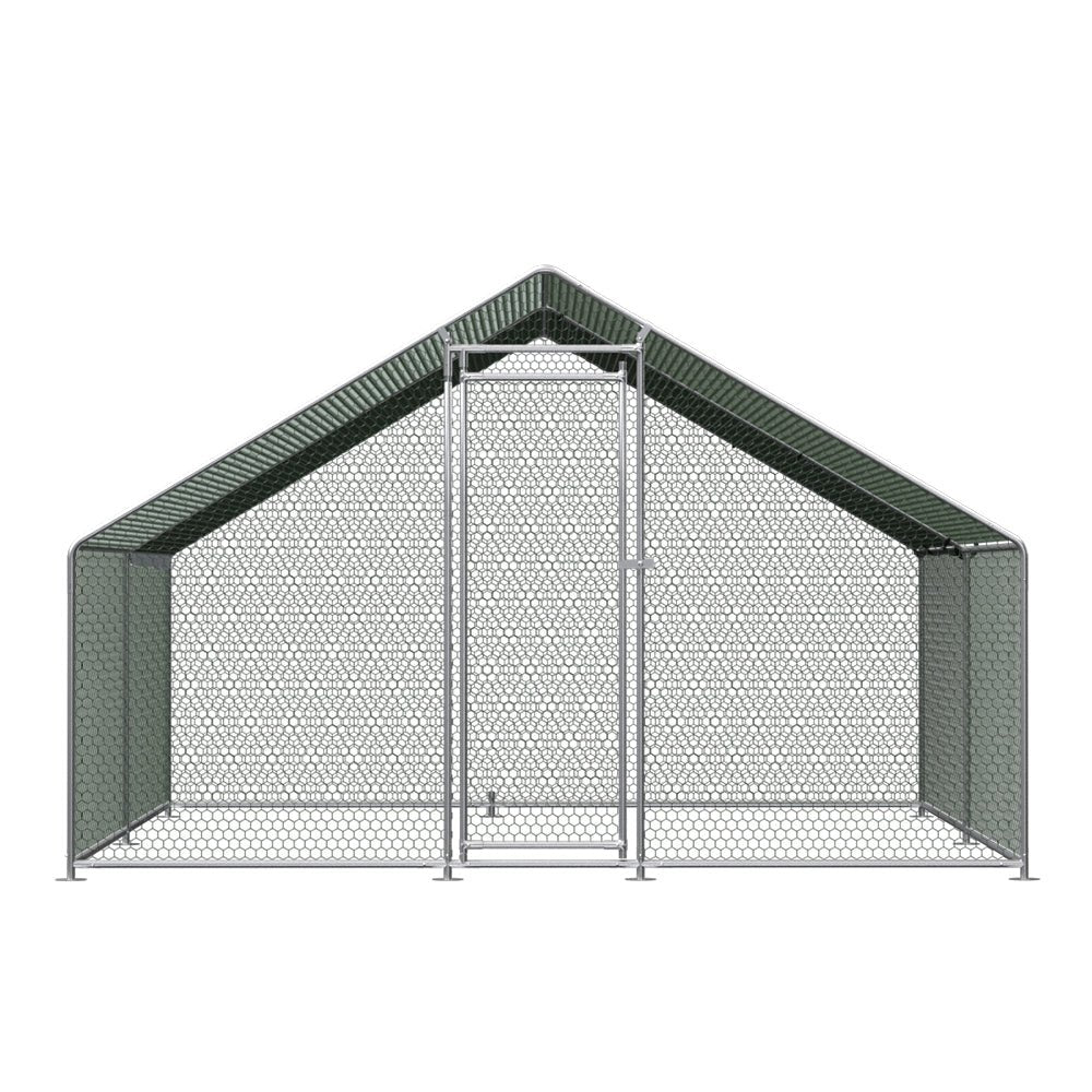 i.Pet Chicken Coop Cage Run Rabbit Hutch Large Walk In Hen House Cover 3x4x2m - DogsDomain.com.au