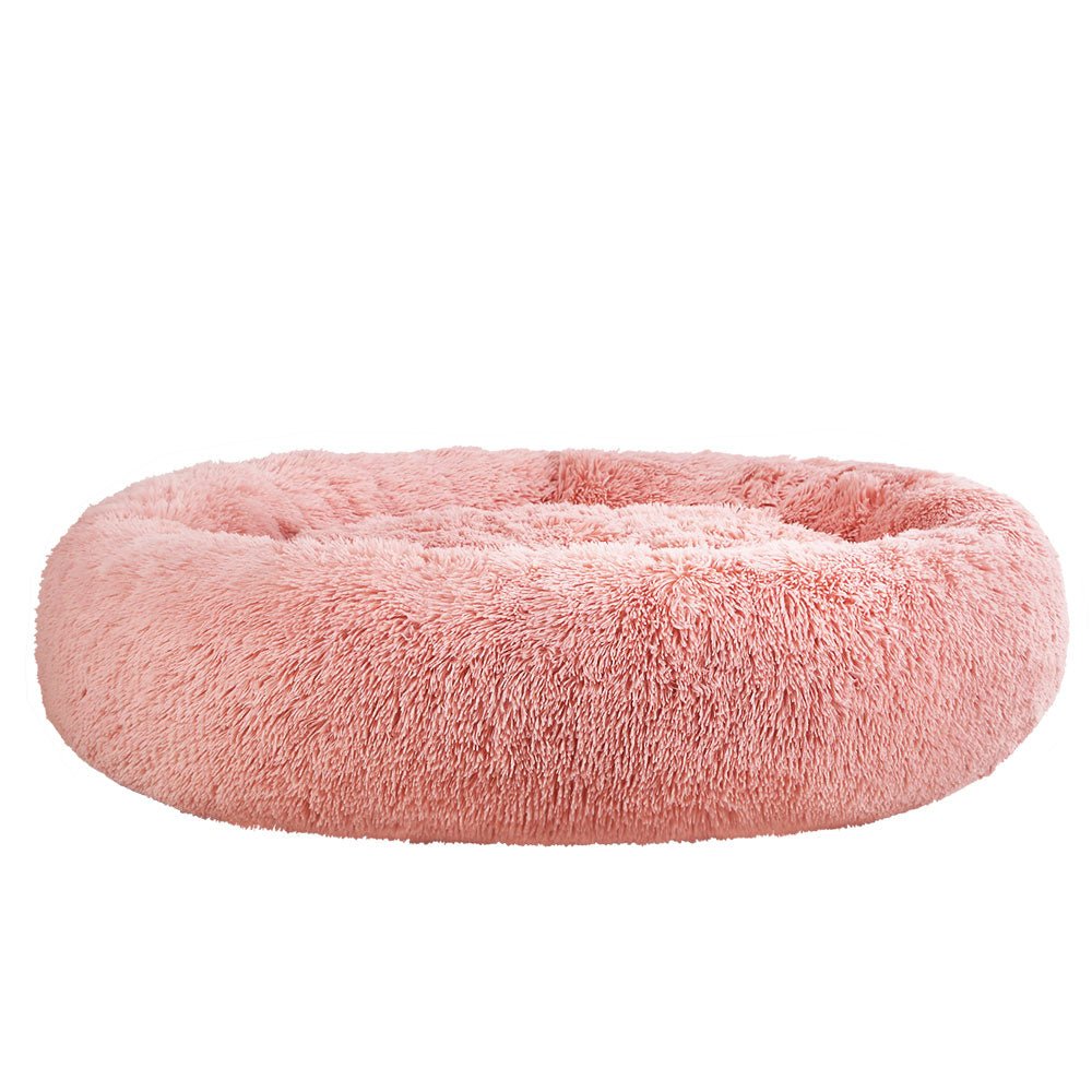 i.Pet Dog Bed Pet Bed Cat Extra Large 110cm Pink - DogsDomain.com.au