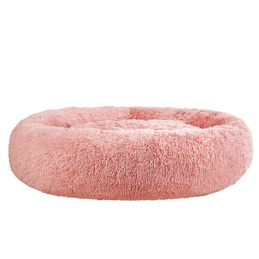i.Pet Dog Bed Pet Bed Cat Extra Large 110cm Pink - DogsDomain.com.au