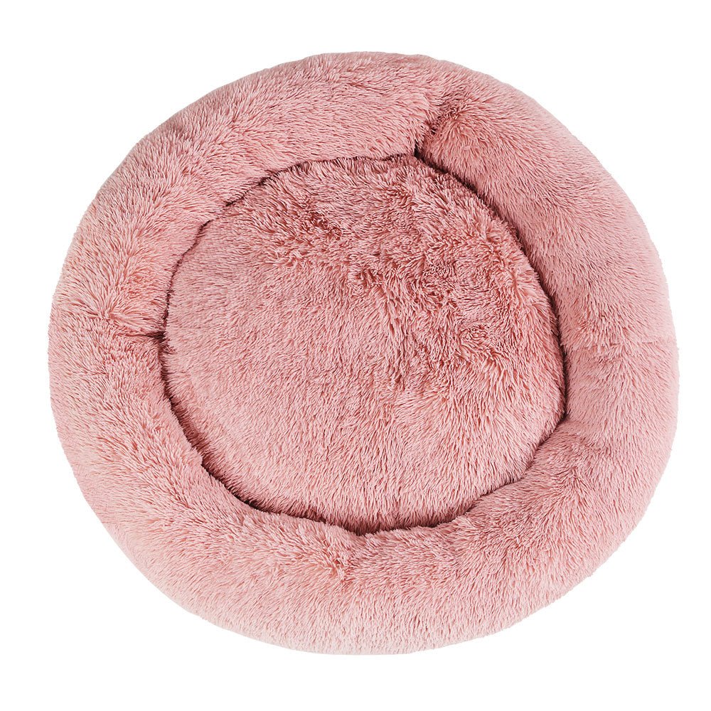 i.Pet Dog Bed Pet Bed Cat Extra Large 110cm Pink - DogsDomain.com.au