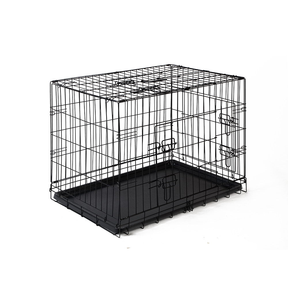 i.Pet Dog Cage 36inch Pet Cage - Black - DogsDomain.com.au
