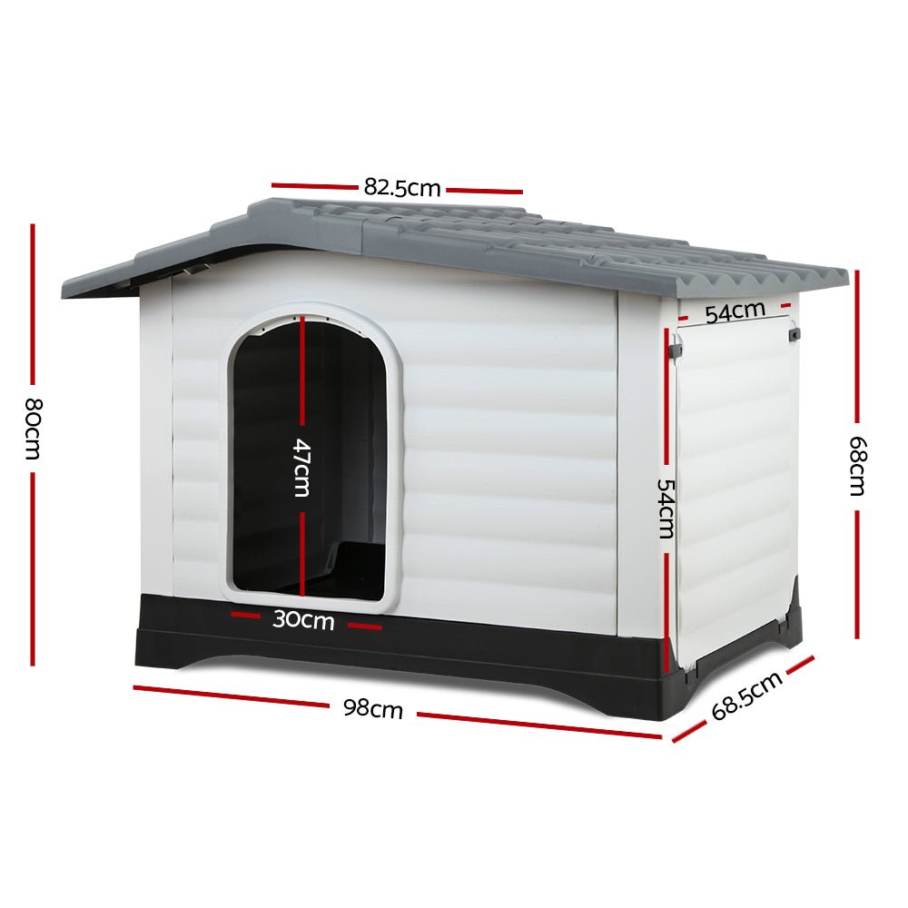 i.Pet Dog Kennel Extra Large Pet Dog House 98cm x 68.5cm x 68cm - DogsDomain.com.au