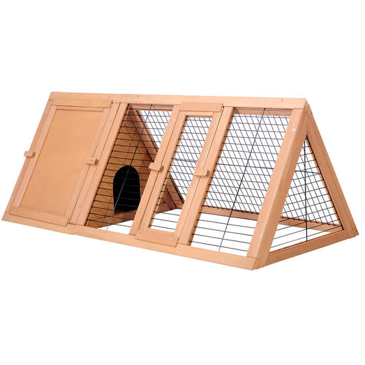 i.Pet Rabbit Hutch Wooden Chicken Coop Pet Hutch 119cm x 51cm x 44cm - DogsDomain.com.au