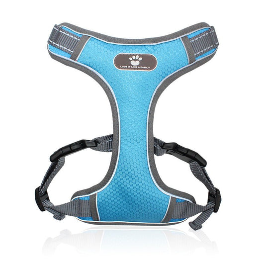 Love It No Pull Pet Harness Vest - Light Blue Small - DogsDomain.com.au