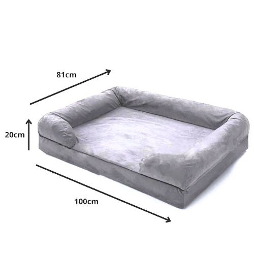 Orthopaedic Memory Foam Dog Pet Bed - DogsDomain.com.au
