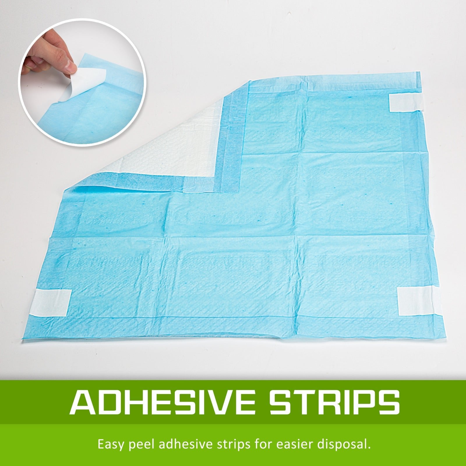Paw Mate 100PCS Blue Pet Dog Cat Potty Training Toilet Mat Pads - DogsDomain.com.au