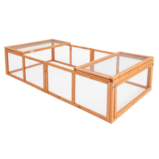 Paw Mate 180 x 90 x 48cm Chicken Coop Run Extension Rabbit Hutch Cage - DogsDomain.com.au