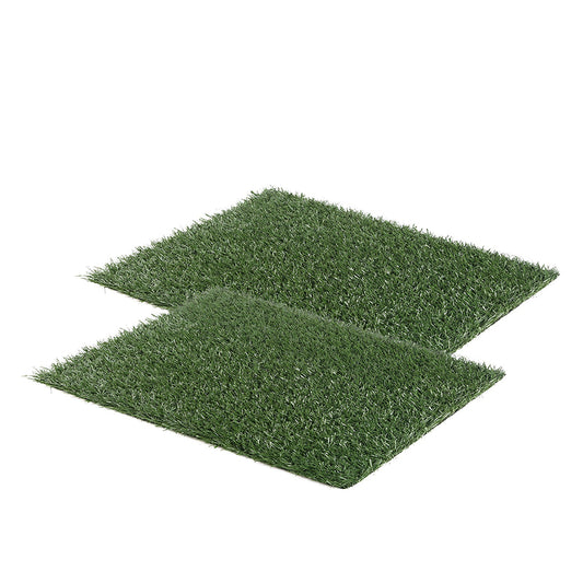 Paw Mate 2 Grass Mat for Pet Dog Potty Tray Training Toilet 58.5cm x 46cm - DogsDomain.com.au