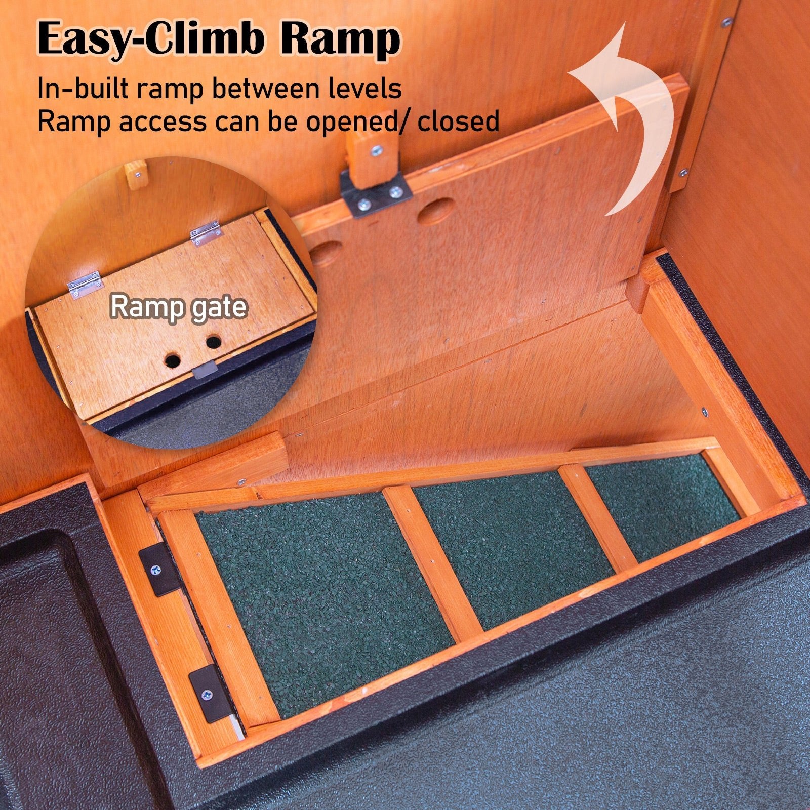 Paw Mate 92 x 45 x 82cm Rabbit Hutch Chicken Coop 2 Storey Cage Run - DogsDomain.com.au