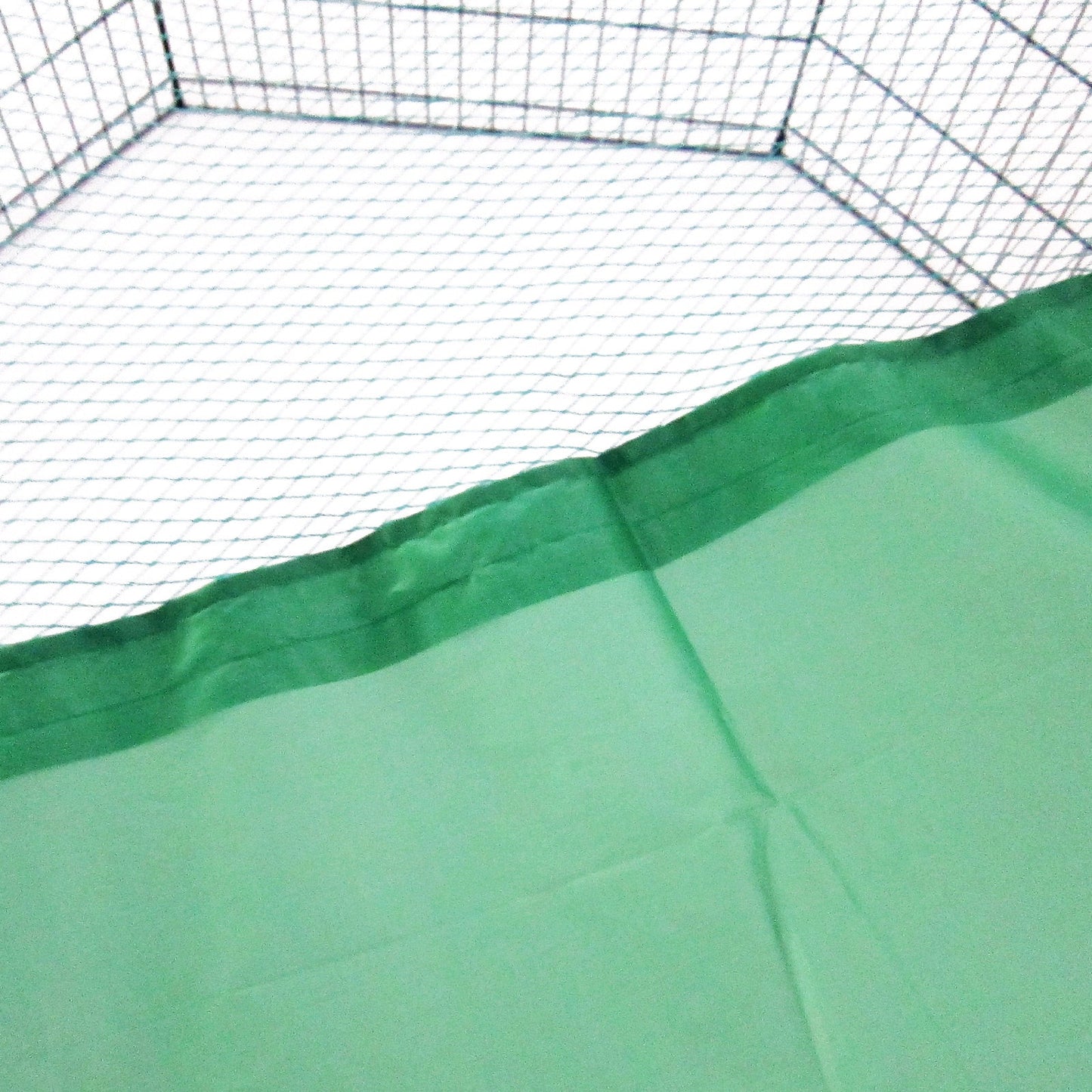 Paw Mate Green Net Cover for Pet Playpen 24in Dog Exercise Enclosure Fence Cage - DogsDomain.com.au