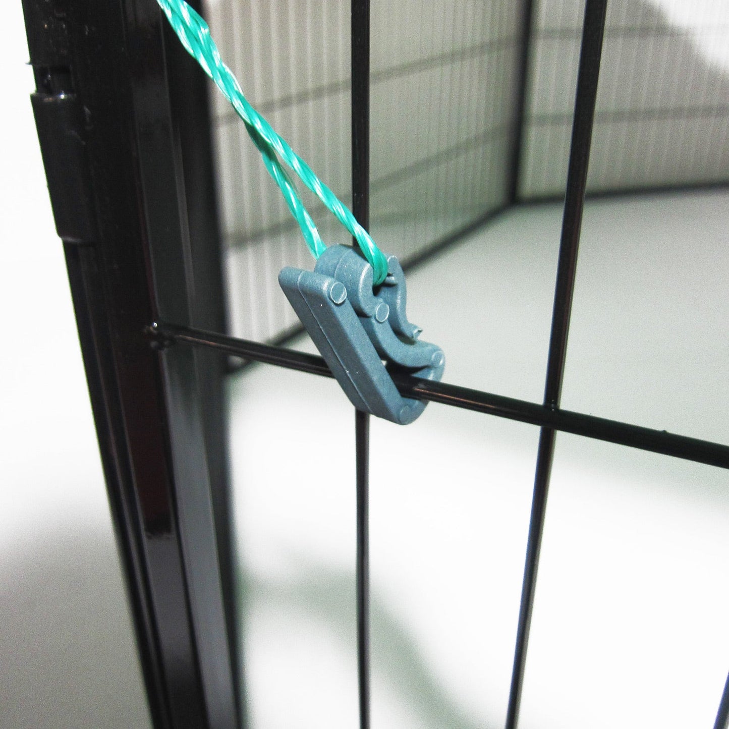 Paw Mate Green Net Cover for Pet Playpen 31in Dog Exercise Enclosure Fence Cage - DogsDomain.com.au