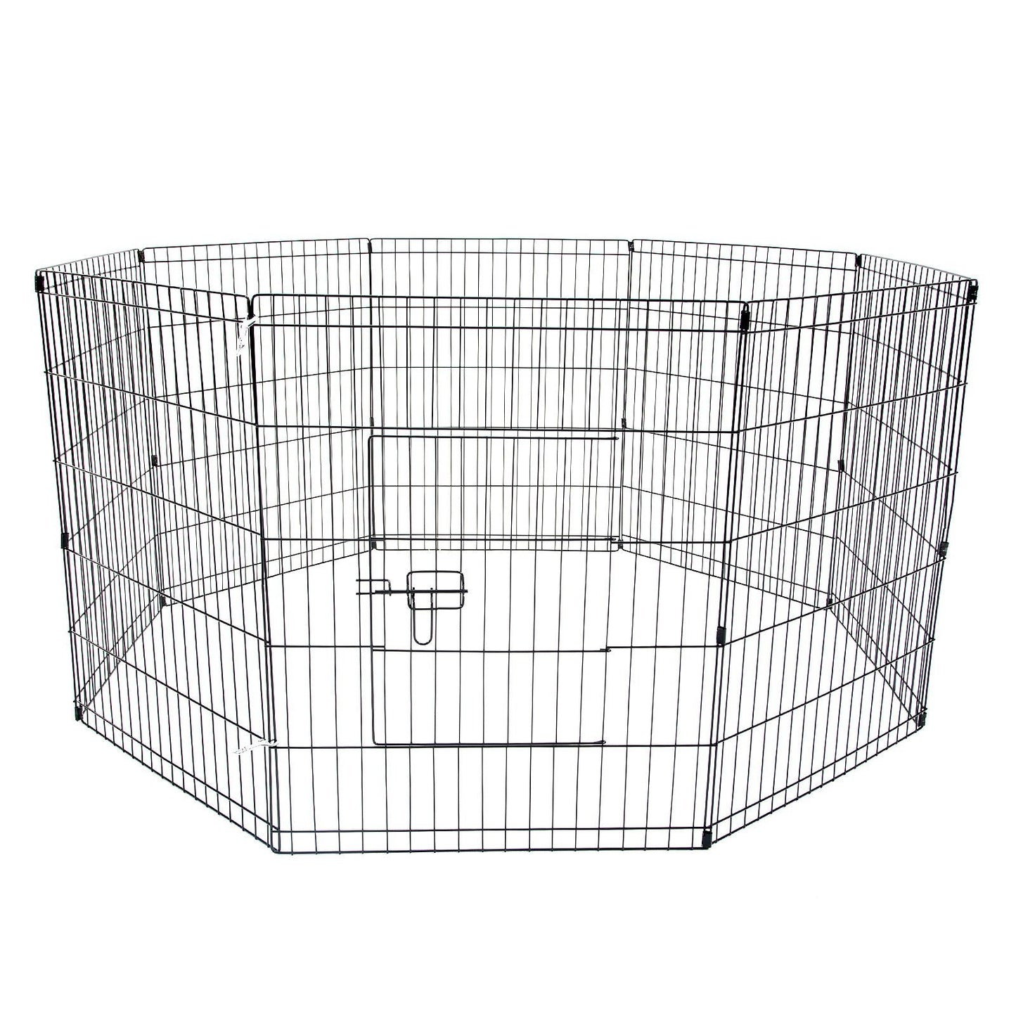 Paw Mate Pet Playpen 8 Panel 36in Foldable Dog Exercise Enclosure Fence Cage - DogsDomain.com.au