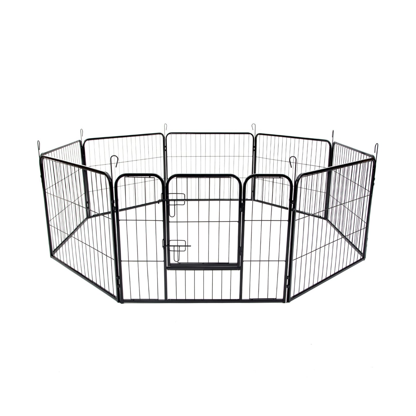 Paw Mate Pet Playpen Heavy Duty 31in 8 Panel Foldable Dog Exercise Enclosure Fence Cage - DogsDomain.com.au